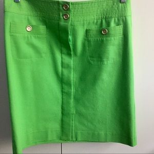 Spring Green Talbots Skirt